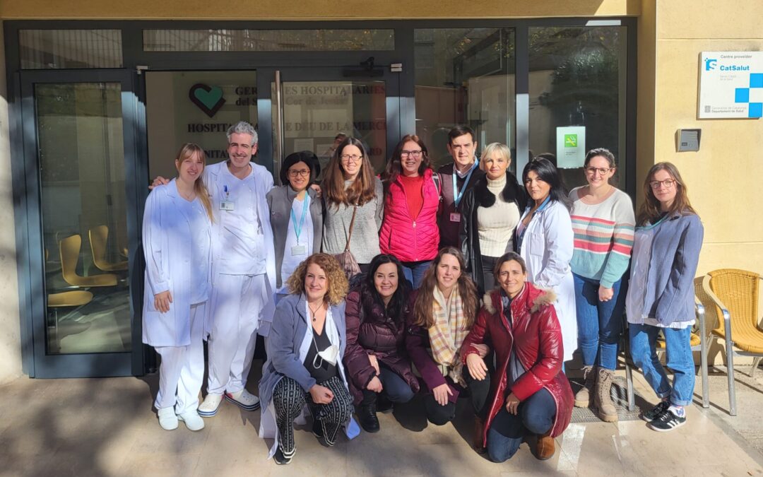 Visita de EHDN a la Unitat Polivalent Barcelona nord en el marco del aniversario de Enroll-HD